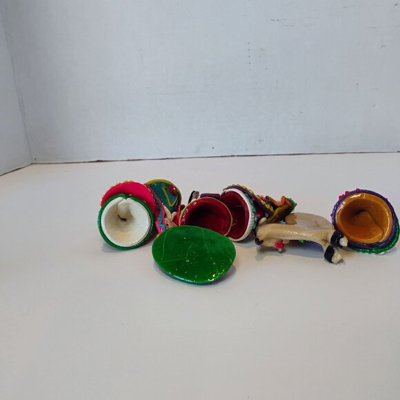 Ten Thousand Villages Masapan Dough Peruvian Nativity Set Colorful 7pc Christmas - Picture 8 of 8